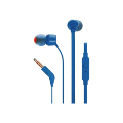 سماعات أذن JBL Tune 110 - أزرق - صوت جهير نقي وسلكي