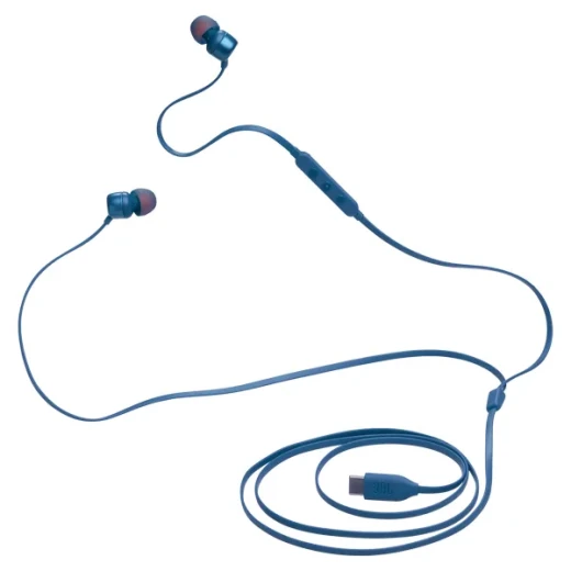 سماعات أذن JBL Tune 310C سلكية USB (أزرق) - صوت عالي الدقة و Pure Bass