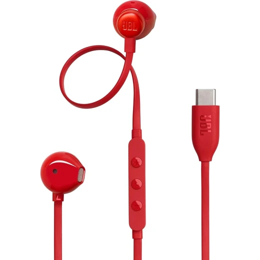 سماعات أذن JBL Tune 305C سلكية أحمر: USB-C، صوت نقي، ميكروفون مدمج سماعات أذن JBL Tune 305C سلكية أحمر: USB-C، صوت نقي، ميكروفون مدمج