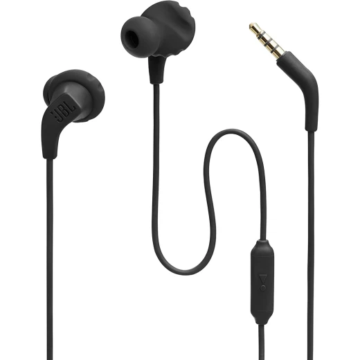 سماعات أذن سلكية JBL Endurance Run 2 سوداء: مقاومة للعرق، ملاءمة آمنة - جي بي ال - Image 2