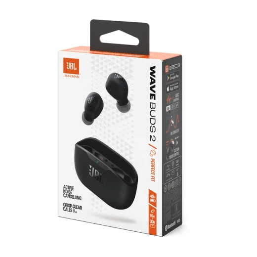 سماعات أذن JBL Wave Buds 2 اللاسلكية: صوت جهير نقي، إلغاء الضوضاء، 40 ساعة تشغيل - جي بي ال - Image 9