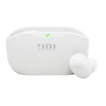 سماعات أذن لاسلكية JBL Wave Buds 2: صوت جهير عميق، أبيض، 40 ساعة تشغيل - جي بي ال