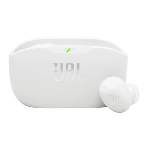 سماعات أذن لاسلكية JBL Wave Buds 2: صوت جهير عميق، أبيض، 40 ساعة تشغيل سماعات أذن لاسلكية JBL Wave Buds 2: صوت جهير عميق، أبيض، 40 ساعة تشغيل