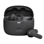 سماعات JBL Tune Beam اللاسلكية الحقيقية باللون الأسود - صوت جهير نقي - جي بي ال