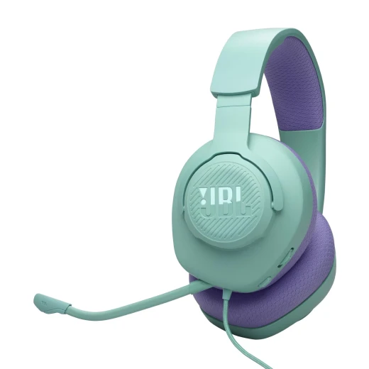 سماعة رأس JBL Quantum 100M2 للألعاب فوق الأذن (أزرق سماوي) - صوت غامر - جي بي ال - Image 2