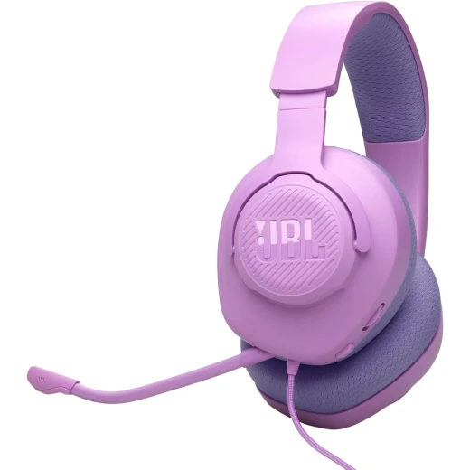 سماعة رأس JBL Quantum 100M2 للألعاب فوق الأذن (أرجواني) - صوت غامر - جي بي ال - Image 2