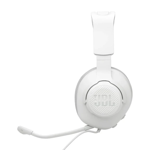 سماعة رأس JBL Quantum 100M2 للألعاب فوق الأذن بيضاء - صوت غامر - جي بي ال - Image 3