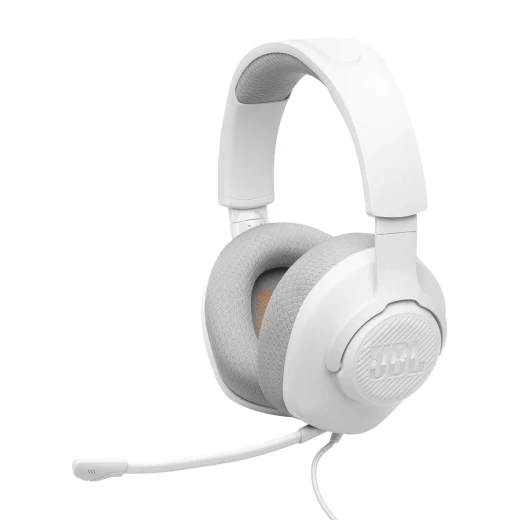 سماعة رأس JBL Quantum 100M2 للألعاب فوق الأذن بيضاء - صوت غامر - جي بي ال - Image 8