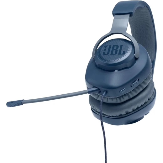 JBL Quantum 100 Wired Over-Ear Gaming Headset - Blue - Immersive Sound - JBL - Image 5