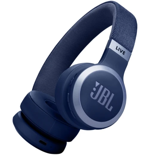 سماعات رأس JBL Live 670NC اللاسلكية فوق الأذن زرقاء - إلغاء الضوضاء سماعات رأس JBL Live 670NC اللاسلكية فوق الأذن زرقاء - إلغاء الضوضاء