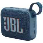 مكبر صوت بلوتوث JBL Go 4 محمول أزرق IP67 مقاوم للماء 7 ساعات تشغيل - جي بي ال