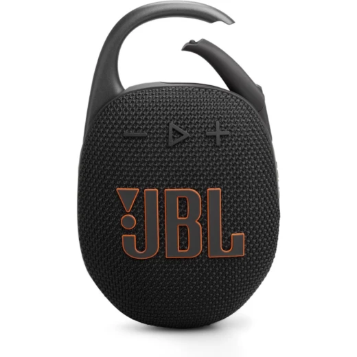 مكبر صوت JBL Clip 5 محمول بتقنية البلوتوث أسود - مقاوم للماء وصغير الحجم مكبر صوت JBL Clip 5 محمول بتقنية البلوتوث أسود - مقاوم للماء وصغير الحجم