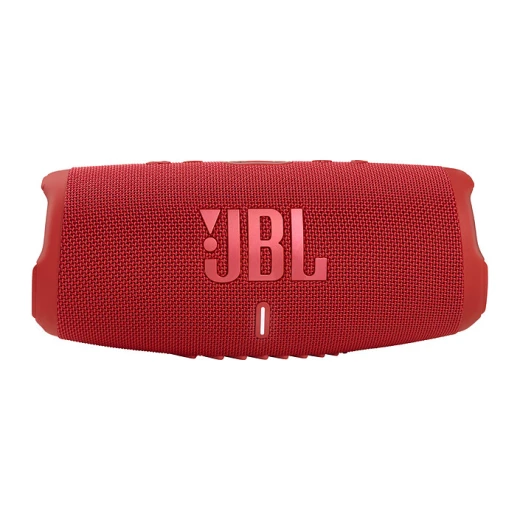 مكبر صوت بلوتوث محمول JBL Charge 5 - أحمر، مقاوم للماء، بطارية 20 ساعة، باور بانك