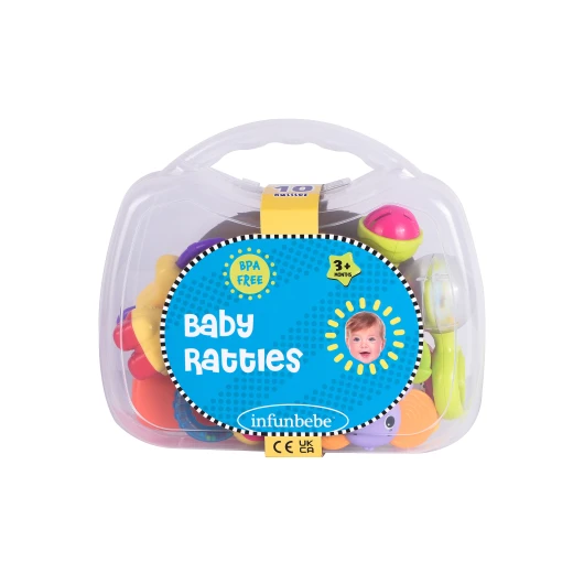 infunbebe Baby Teething Toys 6 Pack BPA Free 3+ Months infunbebe Baby Teething Toys 6 Pack BPA Free 3+ Months