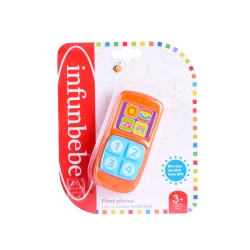 Infunbebe Baby Rattle Phone Toy - Stimulating Sensory Play