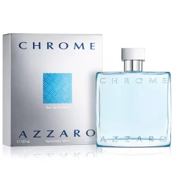 Azzaro Chrome Eau de Toilette 100ml Fresh Citrus White Musk Fragrance for Men