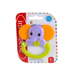 Infunbebe Elephant Baby Rattle/Teether Toy (3m+)