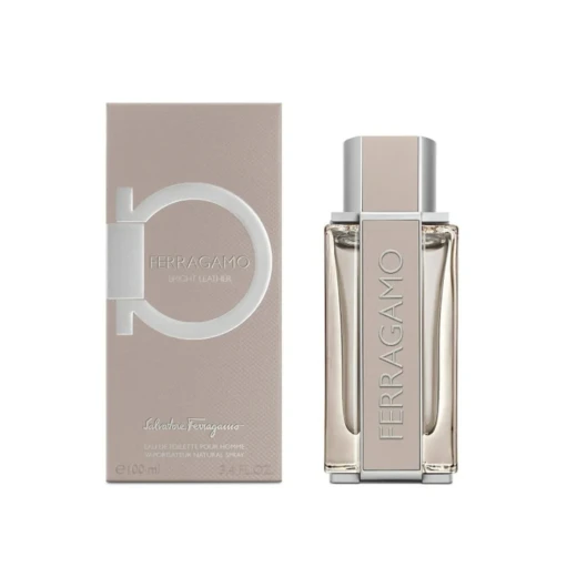 Salvatore Ferragamo Bright Leather Eau de Toilette Spray for Men 3.4 oz Refreshing Cologne Everyday Wear Salvatore Ferragamo Bright Leather Eau de Toilette Spray for Men 3.4 oz Refreshing Cologne Everyday Wear