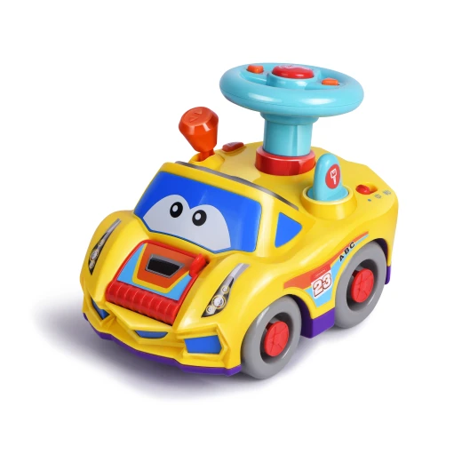 Infunbebe Baby Vroom Vroom Ride-On Car Toy - Yellow, 6+ Months Infunbebe Baby Vroom Vroom Ride-On Car Toy - Yellow, 6+ Months