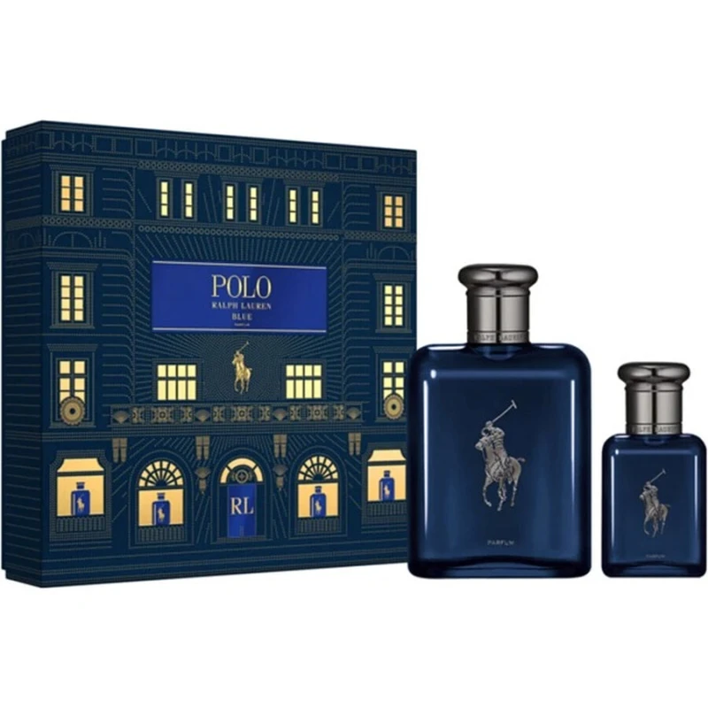 مجموعة هدايا Ralph Lauren Polo Blue Parfum - 125 مل و 40 مل - رالف لورين
