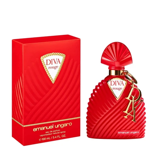 Emanuel Ungaro Diva Rouge Eau de Parfum Intense 100ml Floral Fragrance for Women 2024 Emanuel Ungaro Diva Rouge Eau de Parfum Intense 100ml Floral Fragrance for Women 2024