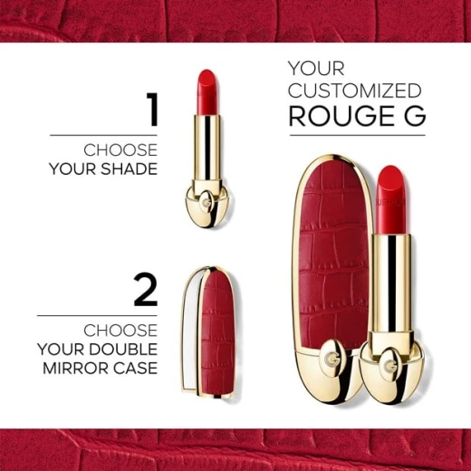 Guerlain Rouge G Lipstick Refillable Satin Matte Lip Color Long Lasting Makeup for Women - Guerlain - Image 2