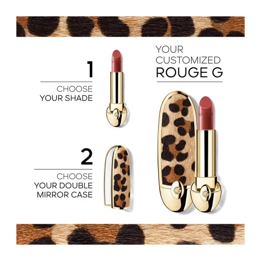 Guerlain Rouge G Lipstick Satin Finish Long Lasting Lip Care Makeup Shade 319 Refillable Design - Guerlain - Image 4