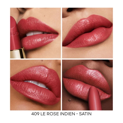 Guerlain Rouge G Lipstick Satin Finish with Lily Extract Revitalizing Lips Luxury Makeup - Guerlain - Image 3