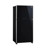 Sharp J-Tech Inverter Refrigerator 637L Black Glass A++ – Large Capacity Family Fridge, Energy Efficient No-Frost Cooling, Modern Stylish Design, Quiet Operation, Advanced Inverter Technology - SHARP