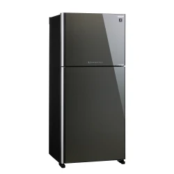 Sharp J-Tech Inverter Refrigerator 637L Glass Dark Silver – Energy Saving No Frost Refrigerator with Advanced Cooling Technology, Large Capacity Family Fridge, Modern Glass Door Design, Efficient and Quiet Performance