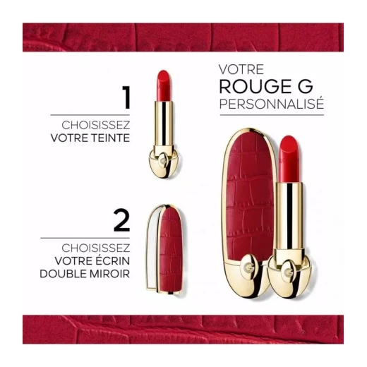 Guerlain Rouge G Lipstick Refill Satin Finish Hydrating Long Lasting Lip Color Makeup - Guerlain - Image 3