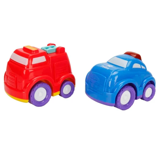 Infunbebe Toddler Mini Vehicles 2-Pack Durable & Fun Playtime for Kids Infunbebe Toddler Mini Vehicles 2-Pack Durable & Fun Playtime for Kids