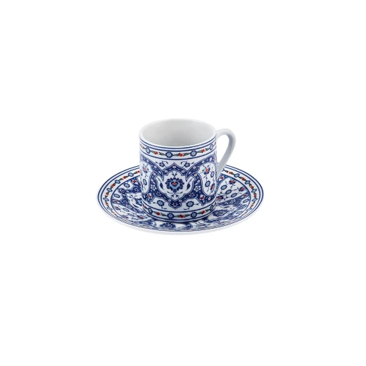 طقم فناجين قهوة بورسلين من كاراجا غولخانه قطعتين 80 مل - كراجا - Image 4