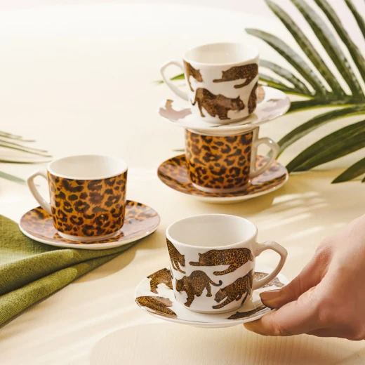 طقم أكواب قهوة كاراجا مادونا 4 قطع 80 مل - بني - كراجا - Image 5