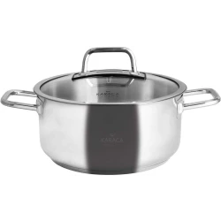 Karaca Galaxy 18cm Stainless Steel Induction Stockpot with Lid