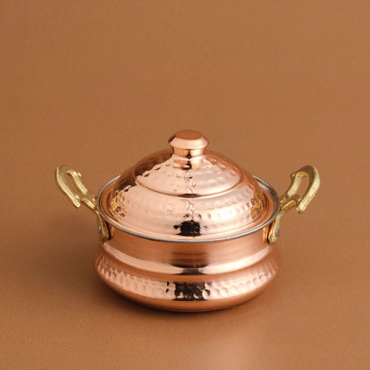كاراجا أهلات طاجن نحاس صغير 10 سم - أواني طهي نحاس - كراجا - Image 3