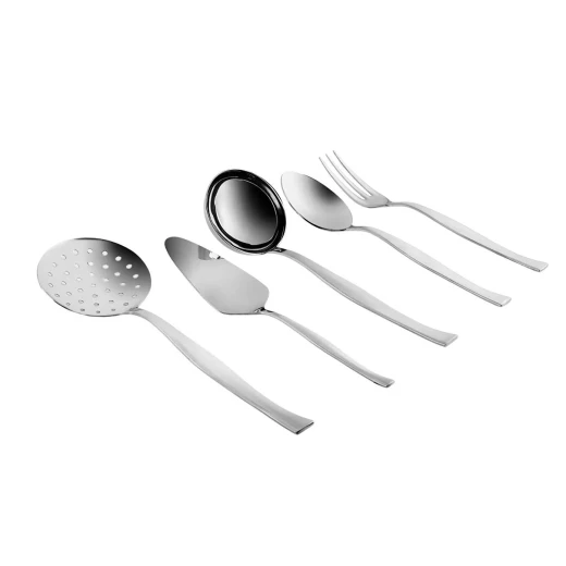 طقم تقديم ستانلس ستيل كاراجا موس 5 قطع - كراجا - Image 5