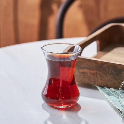 طقم أكواب شاي تركي كاراجا فيفا 6 أشخاص 132 مل شفاف - كراجا - Image 5
