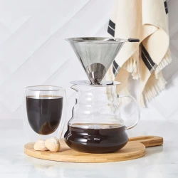 Karaca Cone Coffee Filter - Metal - Durable & Easy to Use