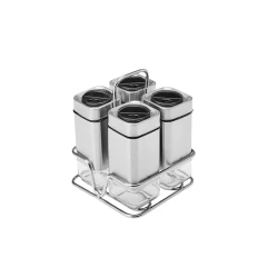Karaca Avangart 5-Piece Spice Set - Black Kitchen Organizer