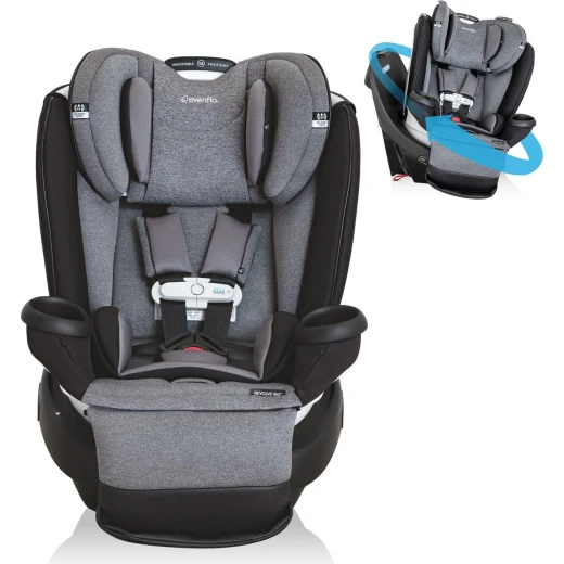 Evenflo Gold Revolve360 Extend All-in-One Car Seat with SensorSafe