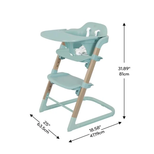 كرسي طعام متعدد المراحل من Evenflo RightSeat - أخضر عشبي - سهل التنظيف - ايفين فلو - Image 6