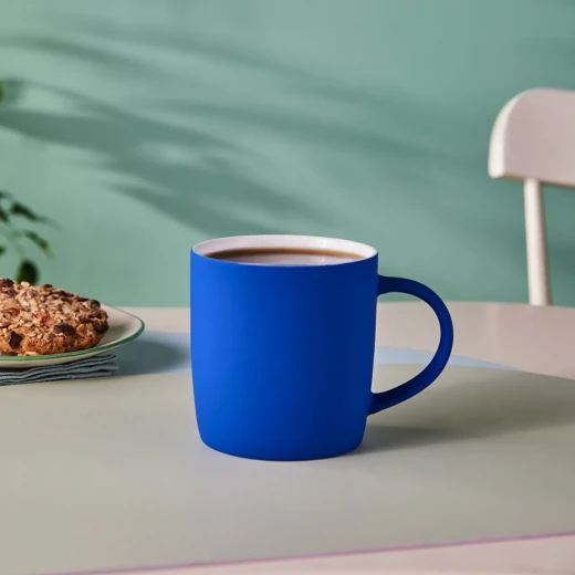 Karaca Soft Touch Navy Blue 350 ml Mug - Modern Design - karaca - Image 4