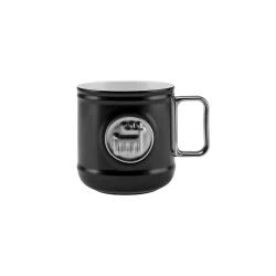 Karaca 50th Year Signature Mug 370 ml - Black Porcelain Mug