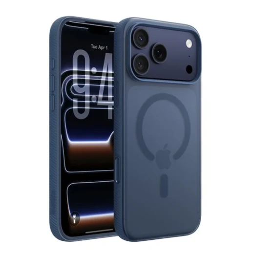 جراب Belkin SheerForce المقاوم للانزلاق لجهاز iPhone 17 Pro Max - أزرق كحلي