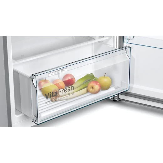 ثلاجة بوش KDN43VL2M8 ستانلس ستيل 178 سم VitaFresh وإضاءة LED - بوش - Image 4