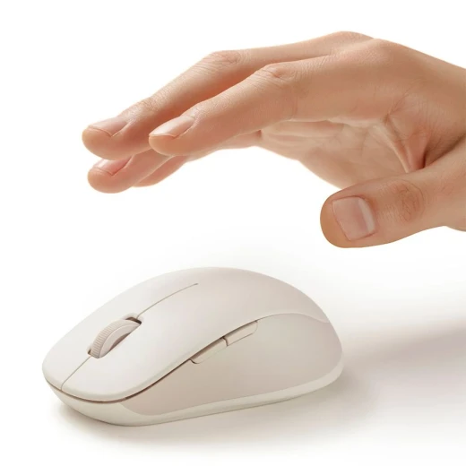 فأرة شاومي لاسلكية ثنائية الوضع 2 BHR8849GL - بيضاء - مريحة وهادئة - شاومي - Image 8