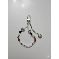 Palestine Keychain – National Pride Accessory & Gift for Loved Ones – Meaningful Symbolic Keepsake