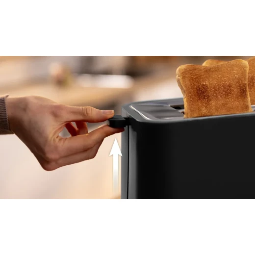 محمصة بوش MyMoment سوداء مدمجة TAT4M223 - شريحتين، تحكم متغير - بوش - Image 3