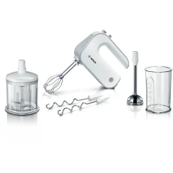 Bosch MFQ4080 Hand Mixer With Chopper, 500 Watt - White